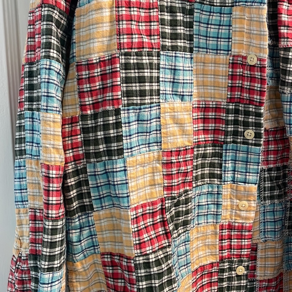 J Crew patchwork button down - Picture 3 of 3